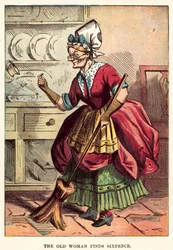 La vecchia trova sei pence